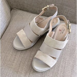 Clark’s wedge sandals